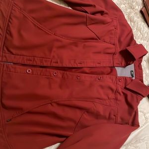 Dark Red REI jacket
